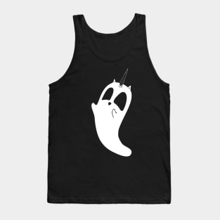 Unicorn Cat Ghost Tank Top